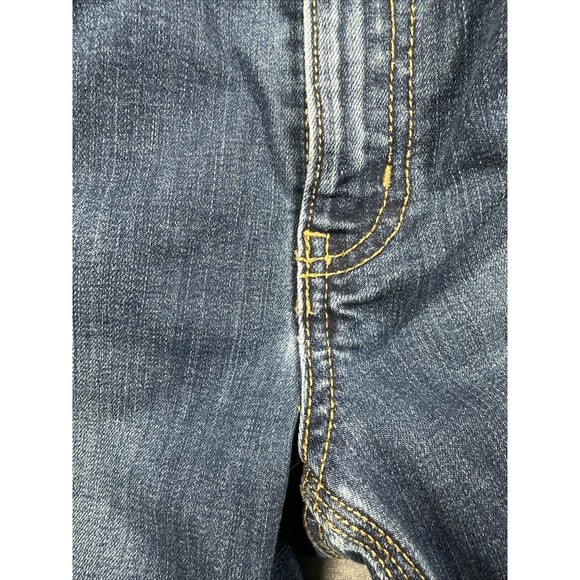 Carhartt Size 6 Blue Original Fit Crop Straight Leg Denim Jeans Women - Picture 6 of 6